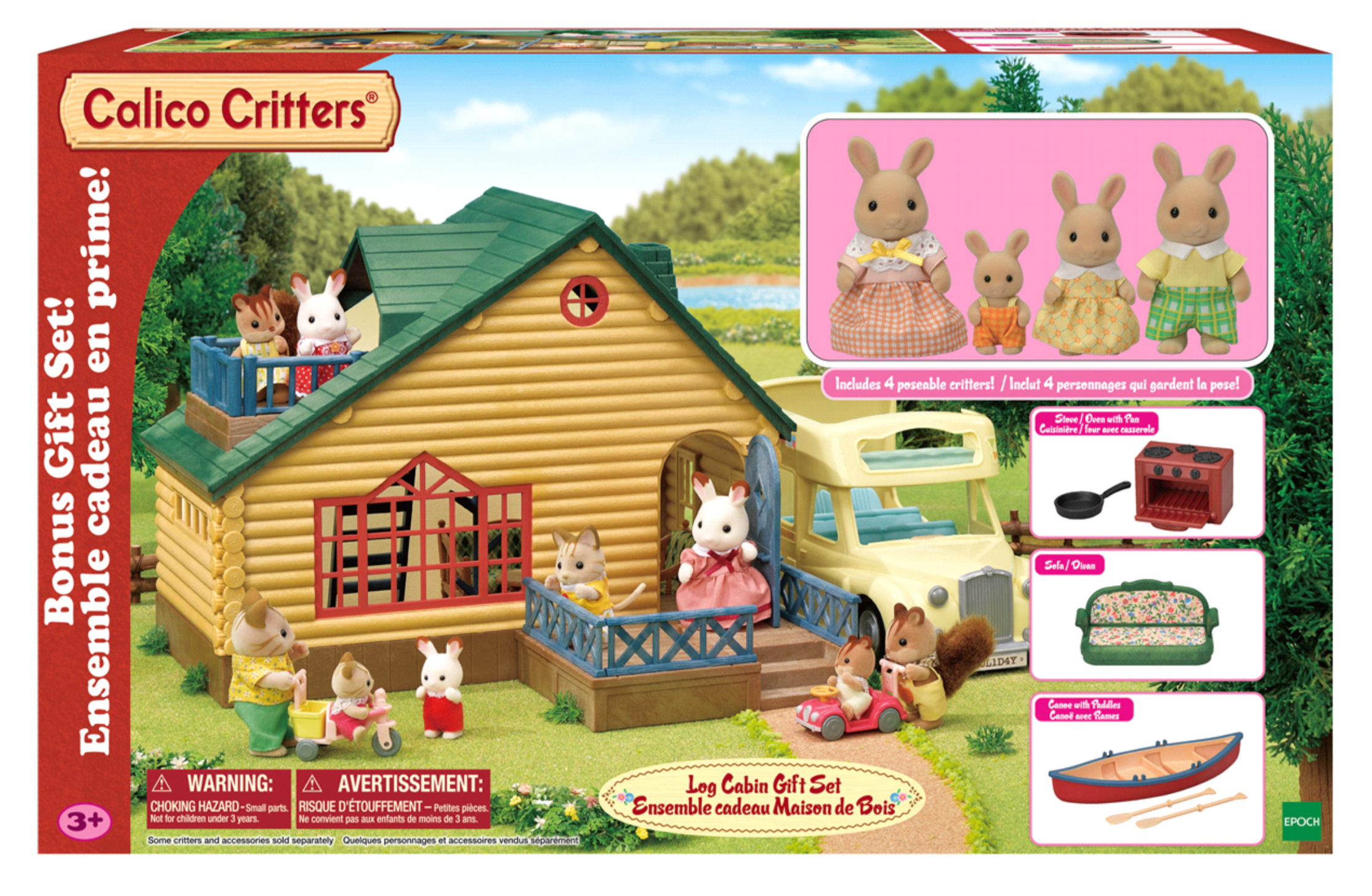 Calico Critters: Log Cabin Gift Set