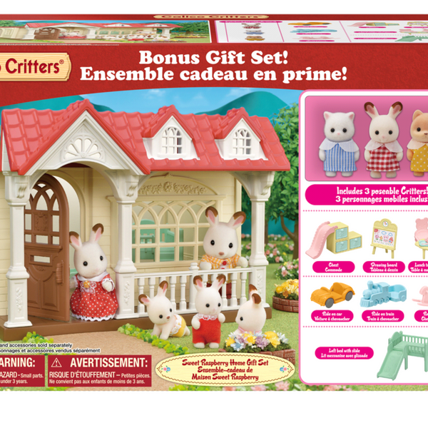 Calico Critters: Sweet Raspberry Home Gift Set