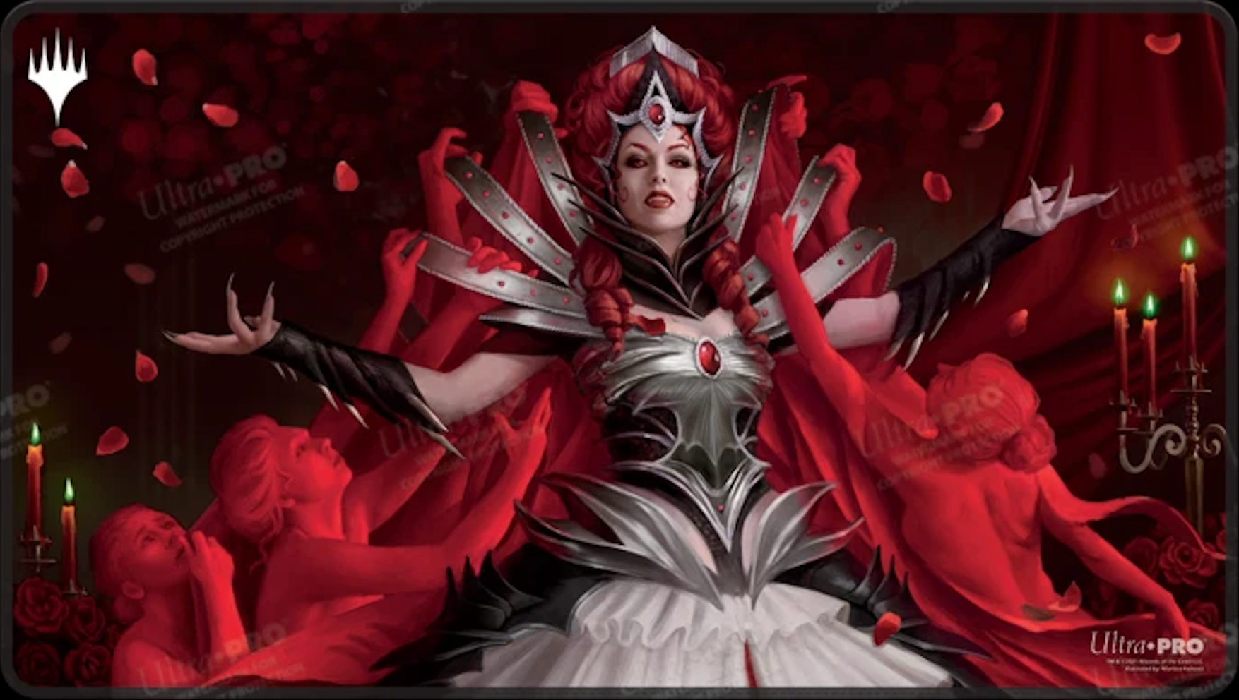 Magic the Gathering Stitched Playmat: Innistrad Crimson Vow V1 - Olivia