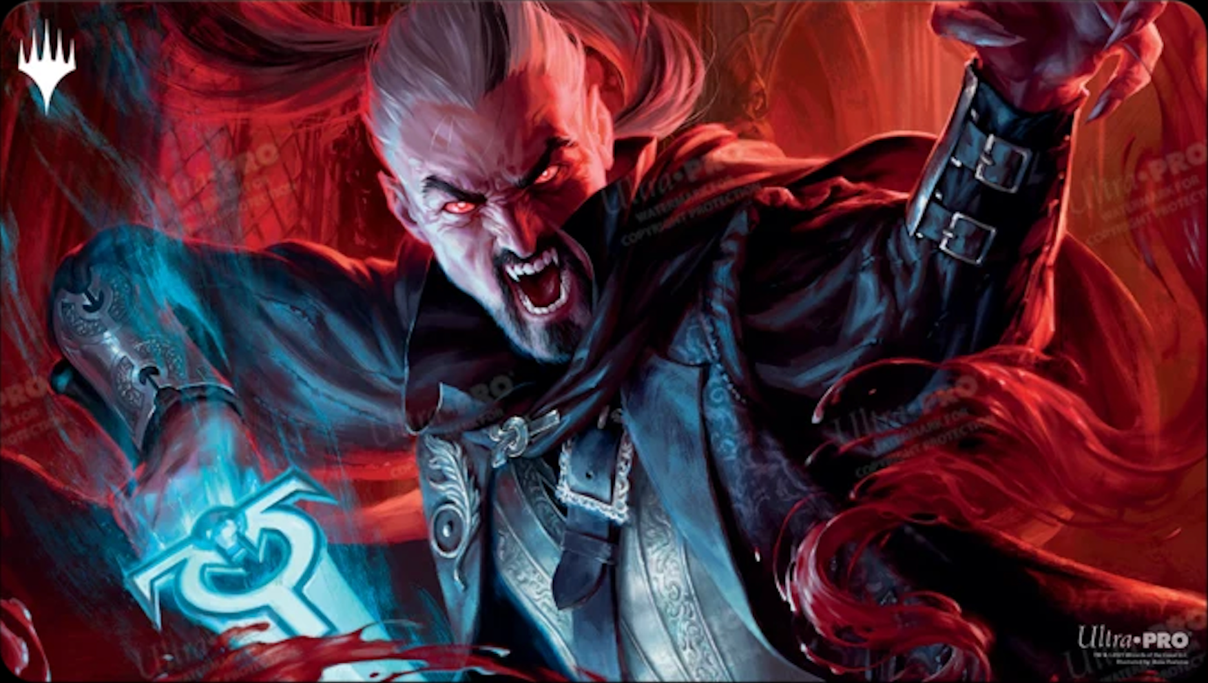 Magic the Gathering Playmat: Innistrad Crimson Vow - Odric, Blood Cursed