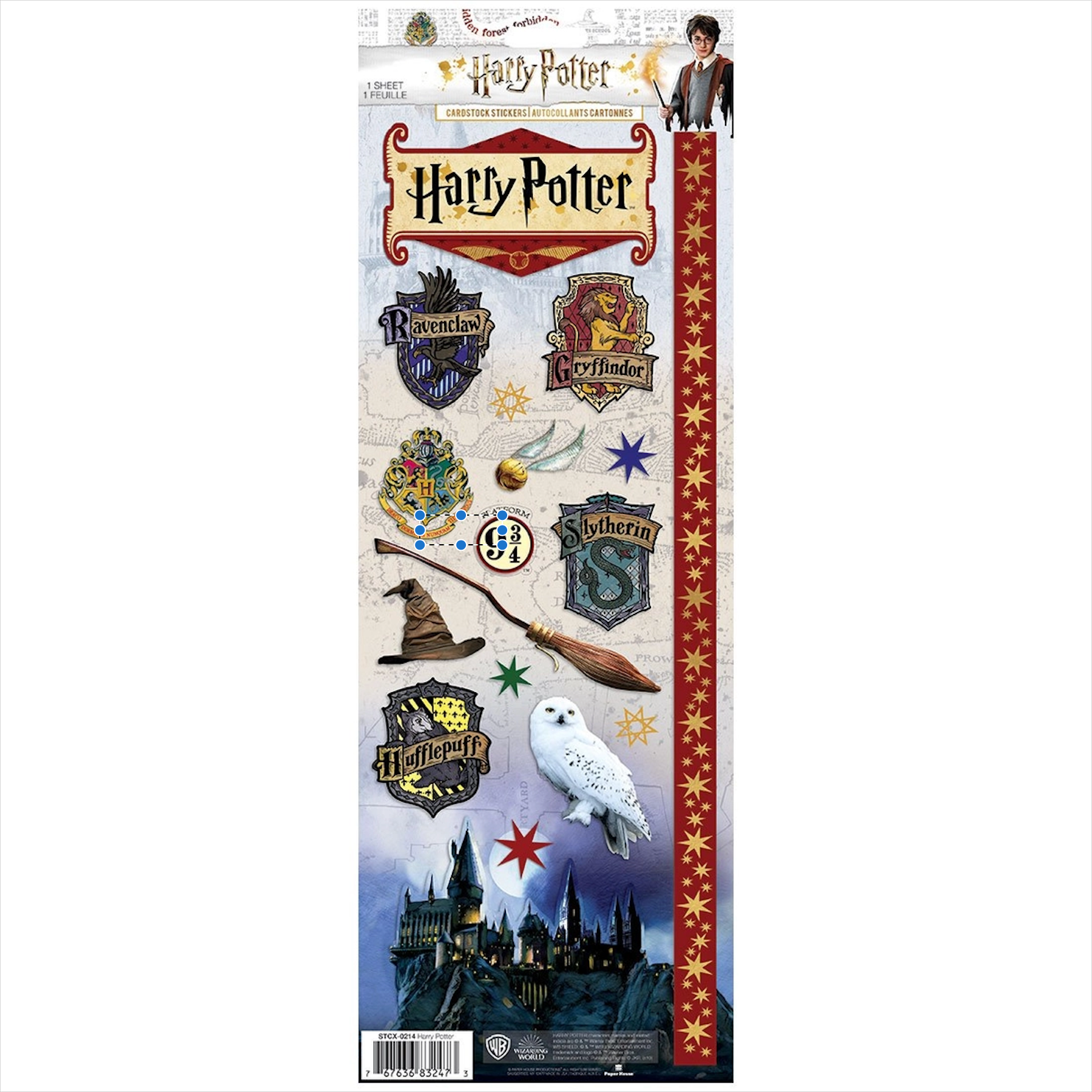 Paper House Cardstock Stickers - Harry Potter