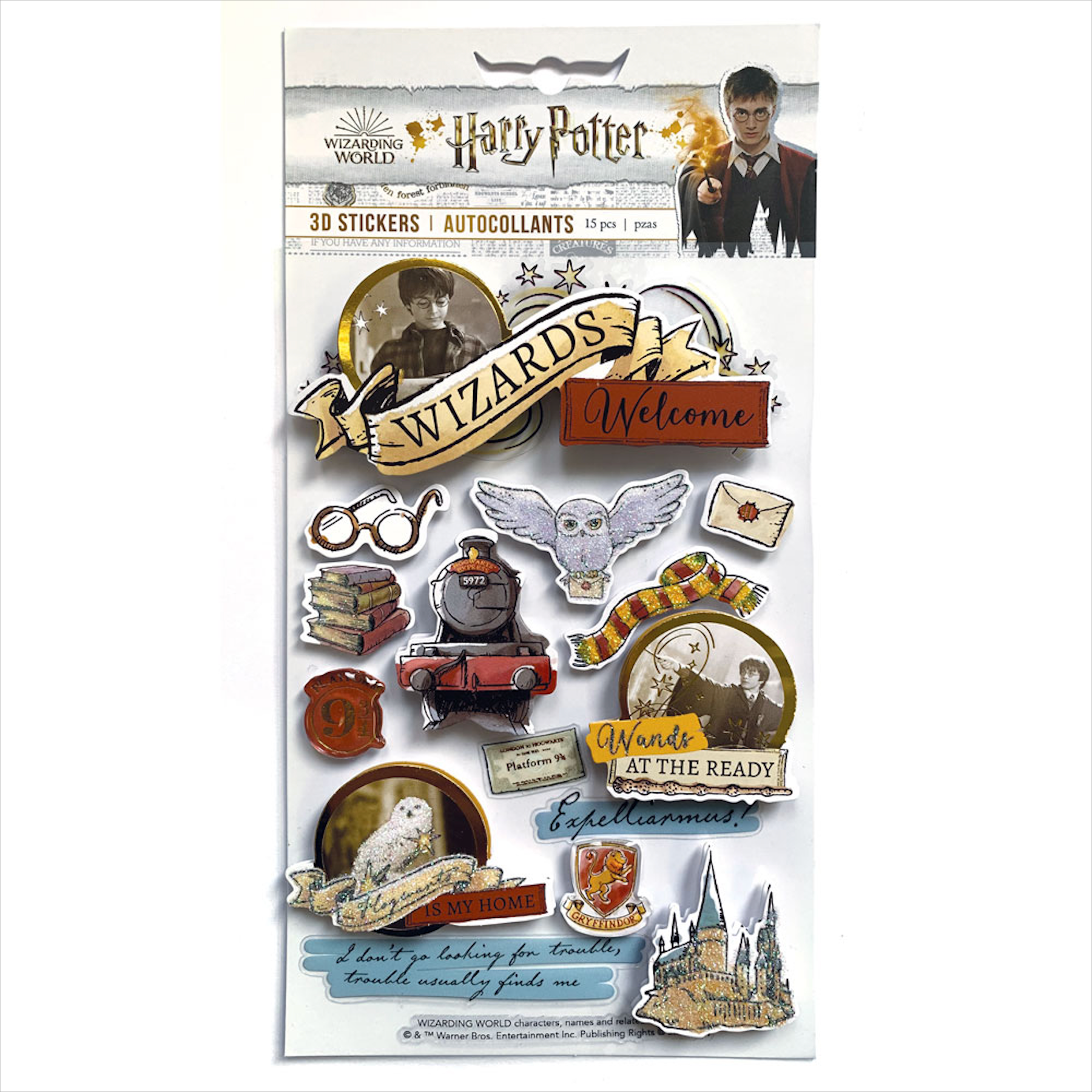 Harry Potter: Watercolor 3D Sticker Set