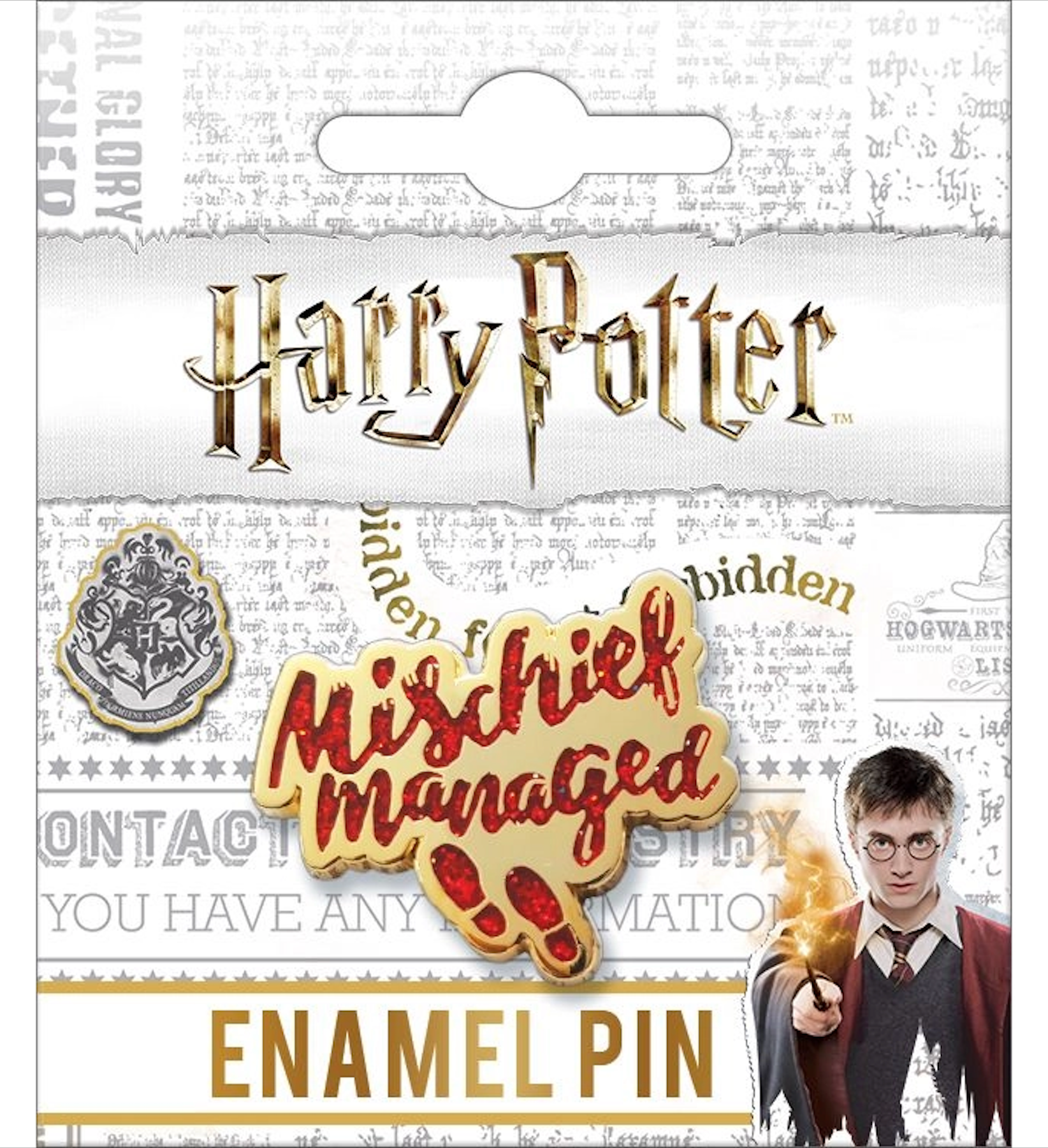 Harry Potter Enamel Pin: Mischief Managed
