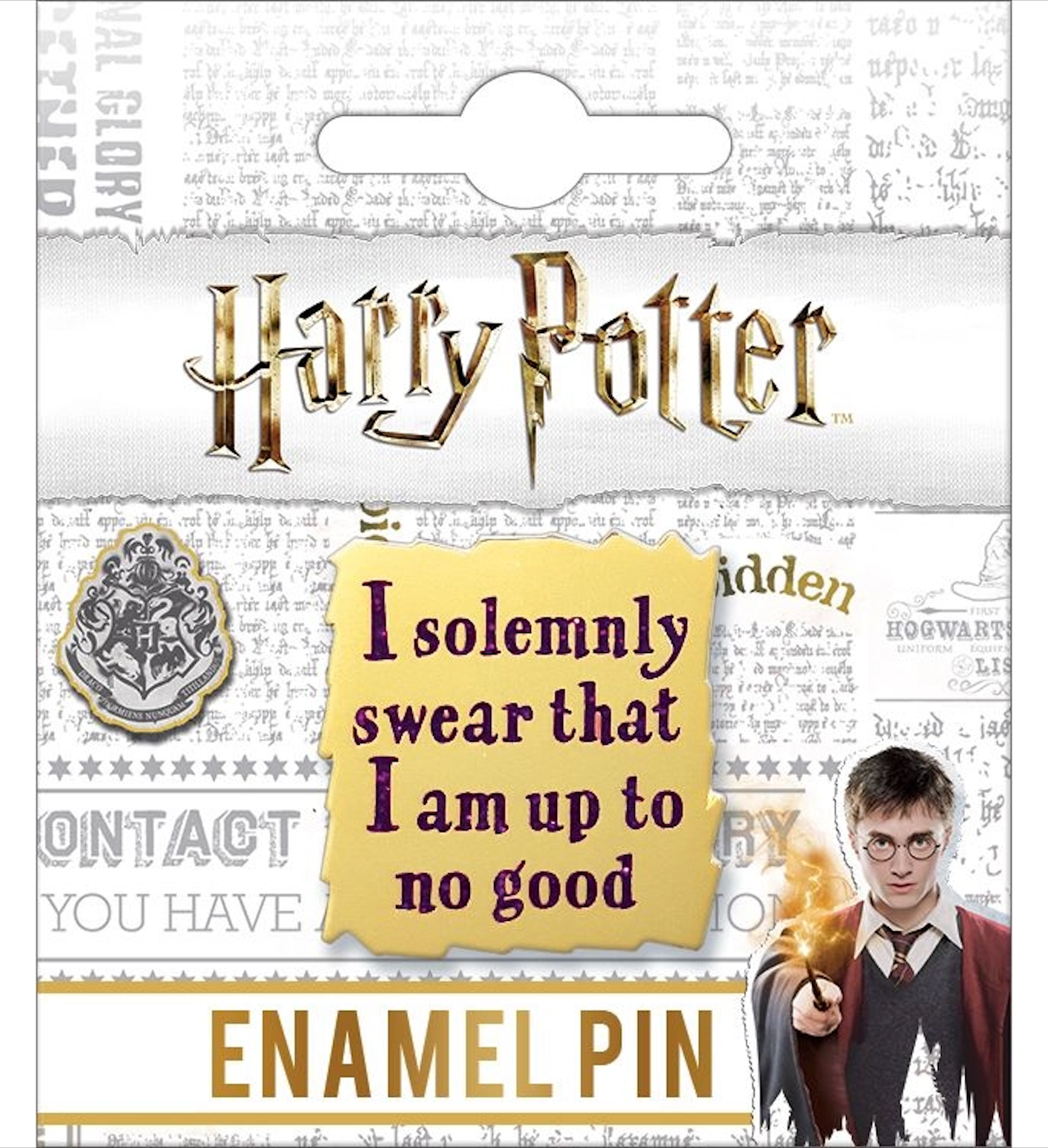 Harry Potter Enamel Pin: I Solemnly Swear