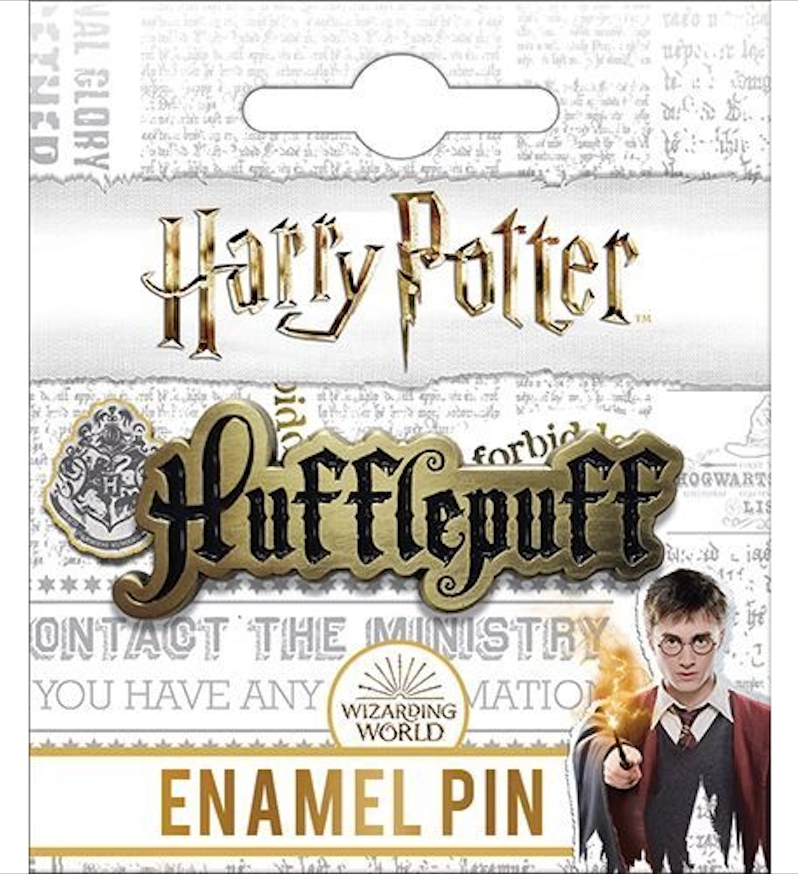 Harry Potter Enamel Pin: Hufflepuff Name