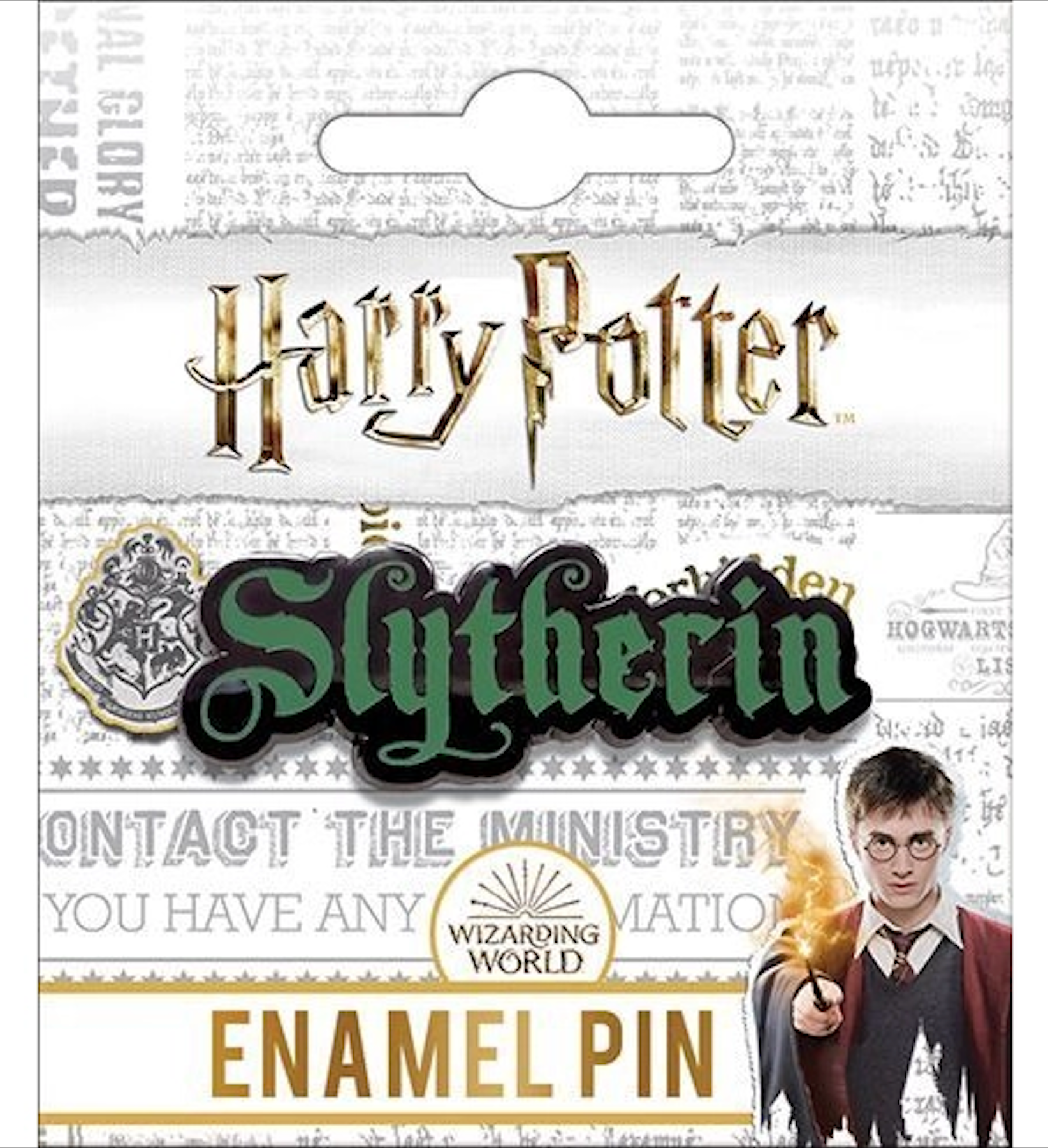 Harry Potter Enamel Pin: Slytherin Name