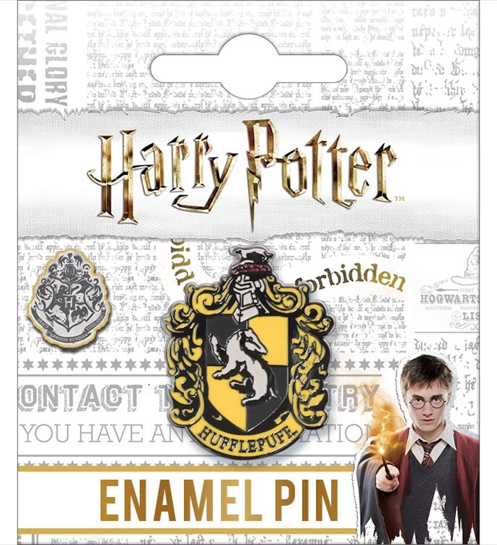 Harry Potter Enamel Pin: Hufflepuff Crest