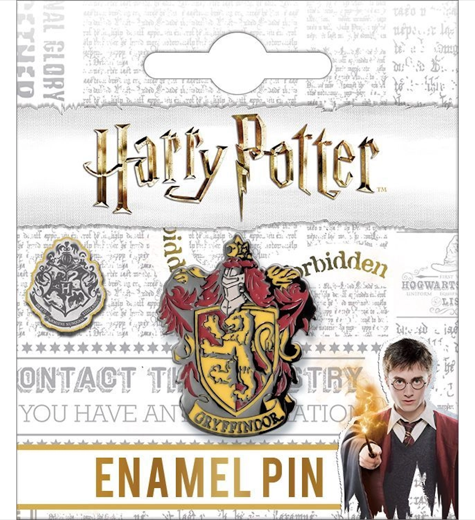 Harry Potter Enamel Pin: Gryffindor Crest