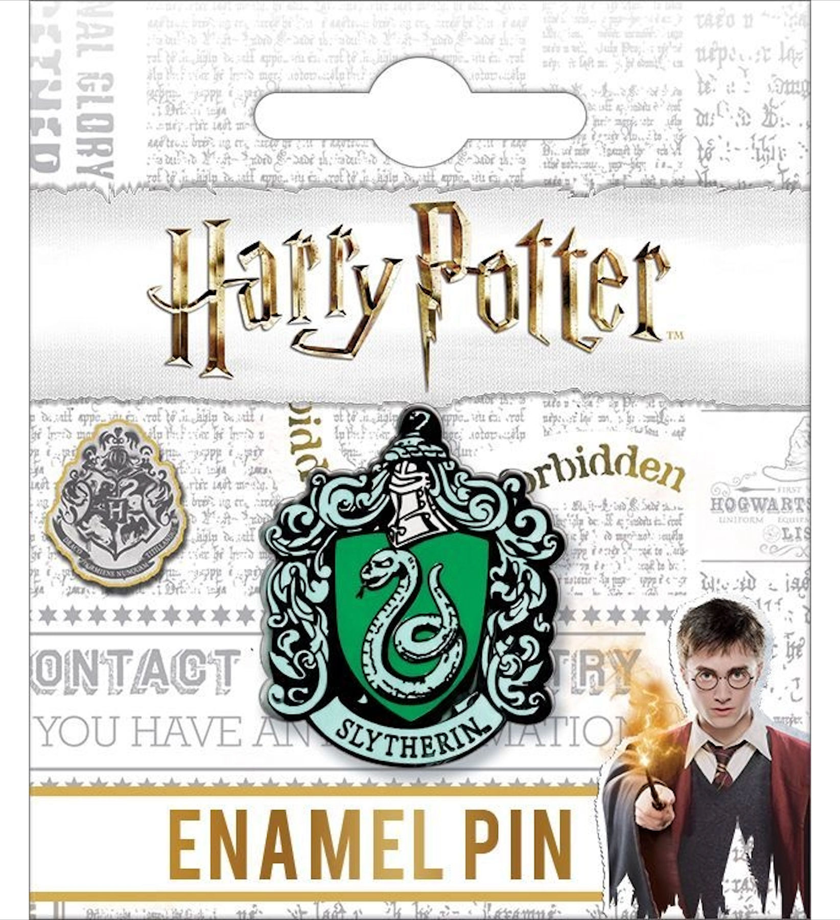 Harry Potter Enamel Pin: Slytherin Crest