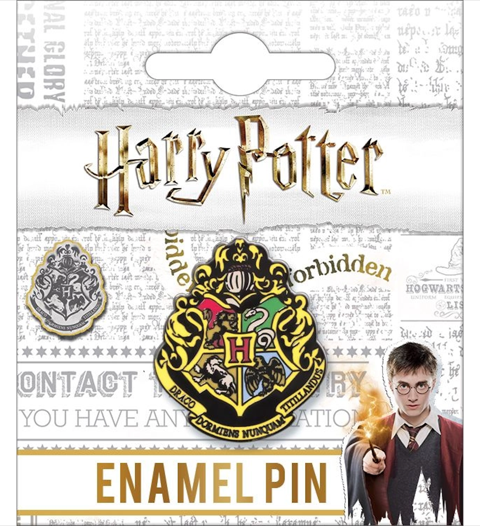Harry Potter Enamel Pin: Hogwarts Crest