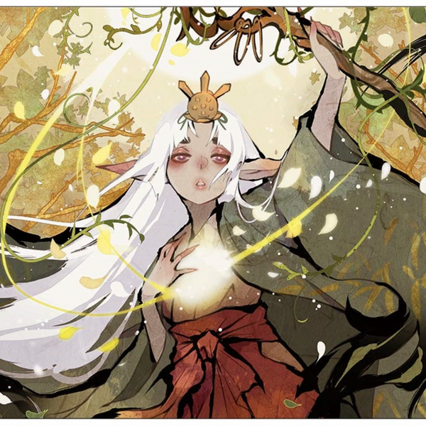 絵画 A Touch of Magic Magic the Gathering Playmat: Japanese Mystical Archive - Channel