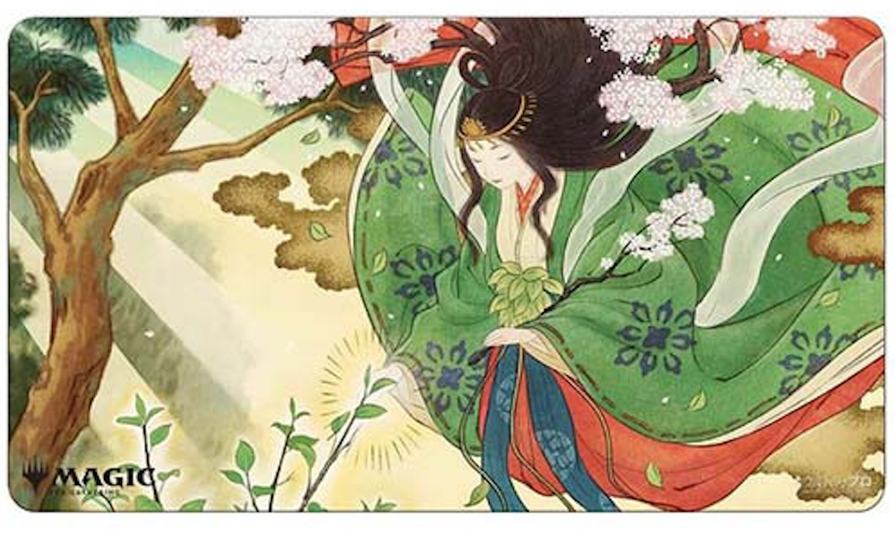 Magic the Gathering Playmat: Japanese Mystical Archive - Regrowth