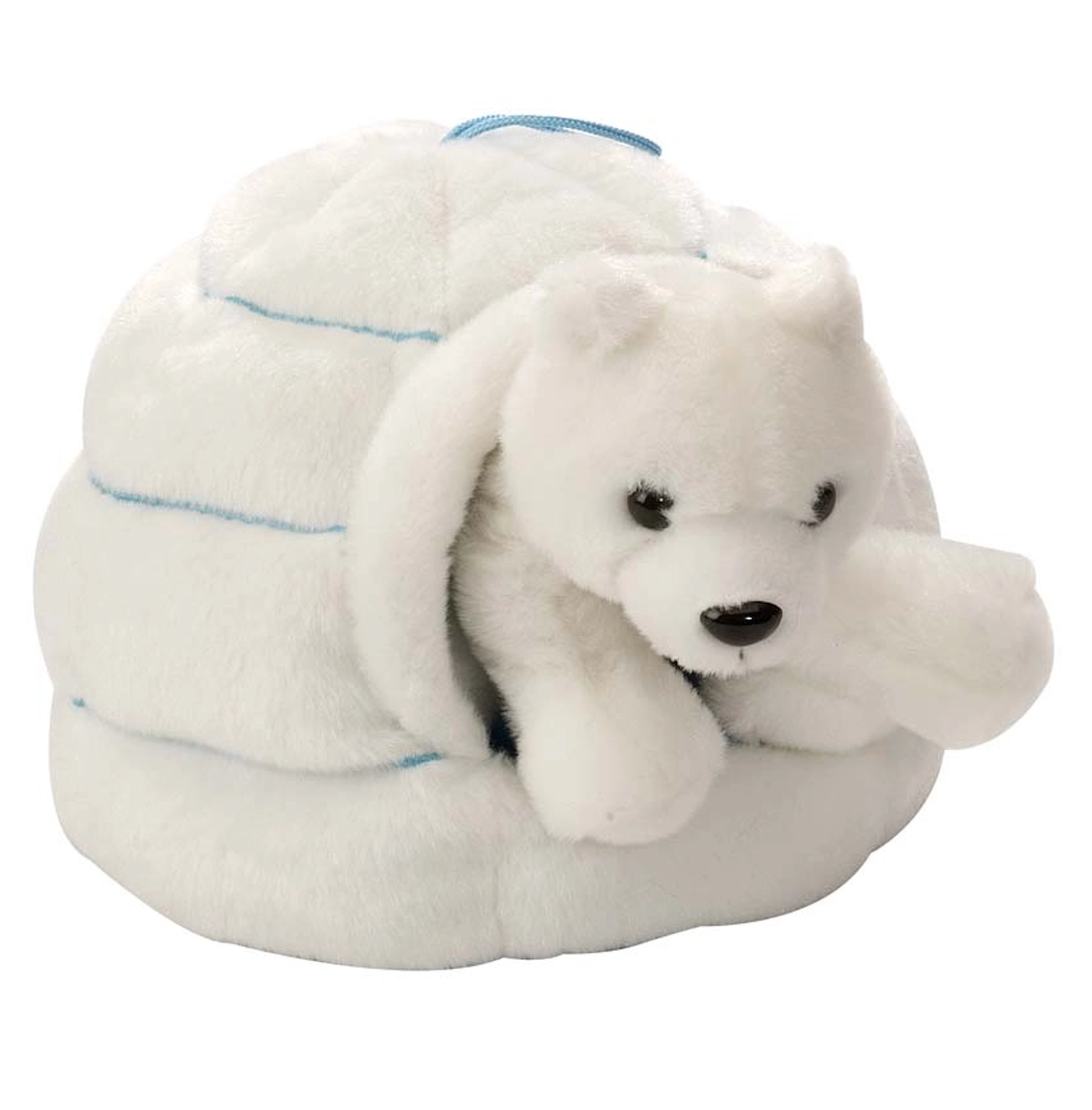 Polar Bear in an Igloo Stuffed Animal