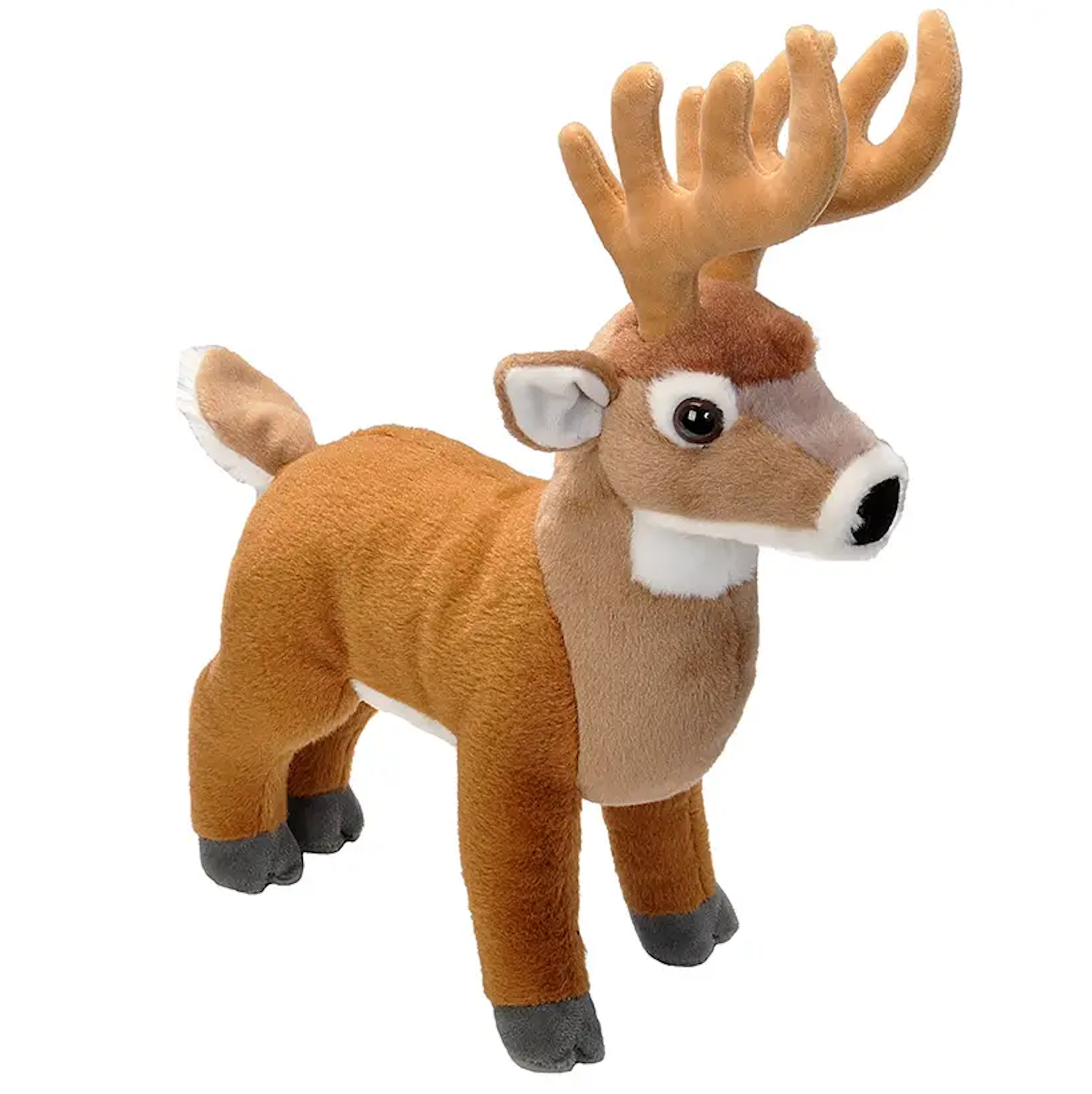 Standing White-Tailed Deer Stuffed Animal 12"