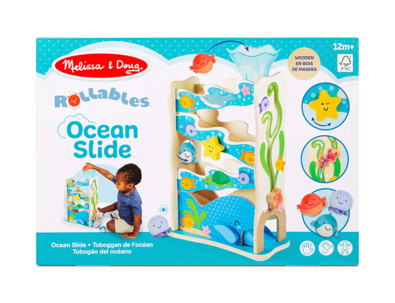 Rollables Wooden Ocean Slide