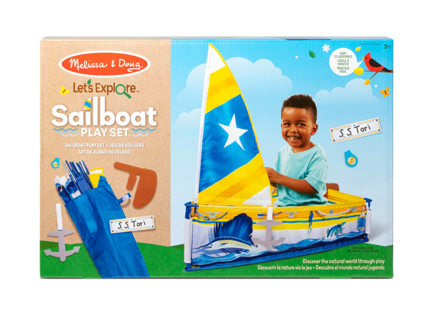 Let's Explore Sailboat Play Set