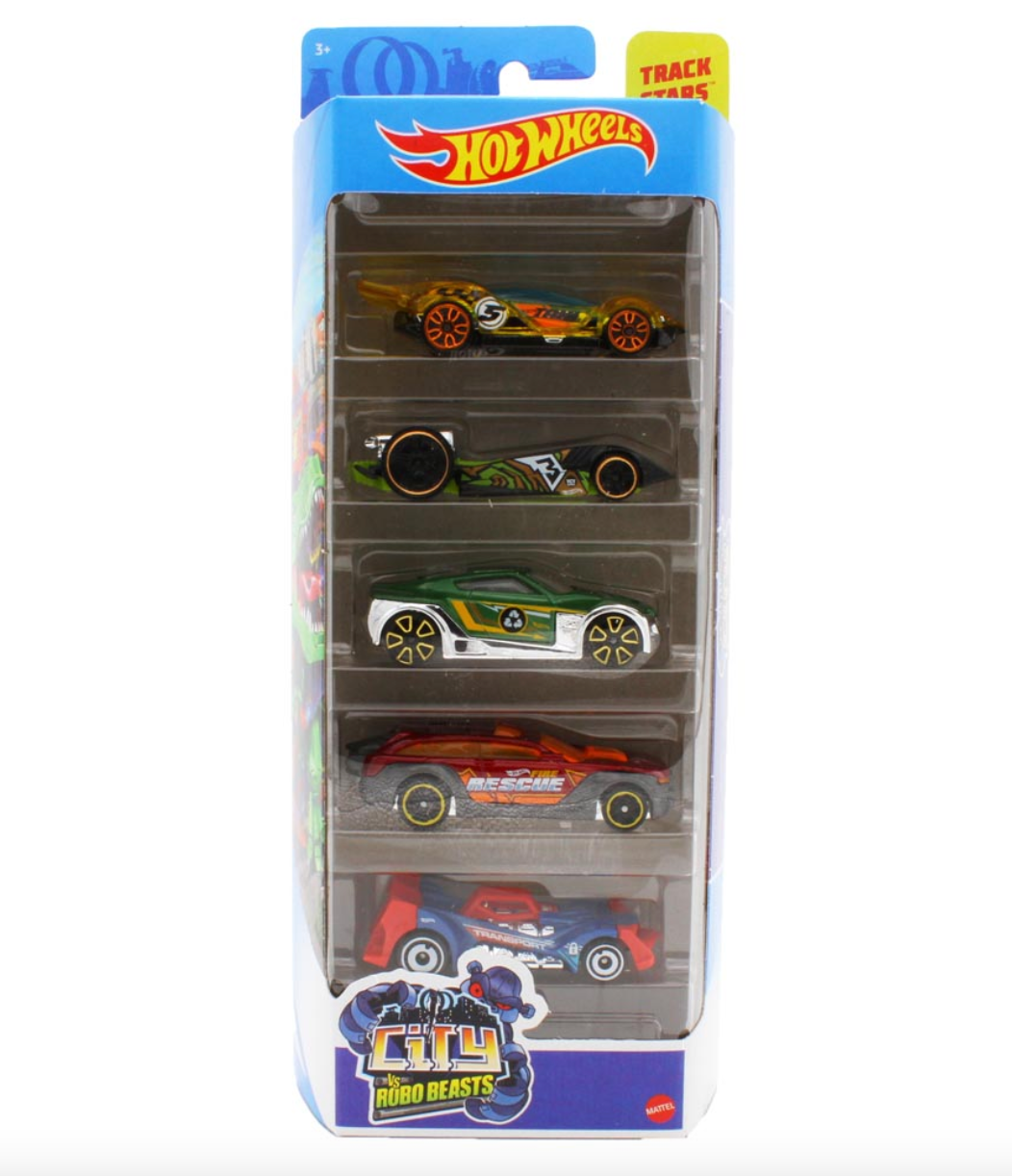 Surtido de packs de 5 coches de Hot Wheels, 01806