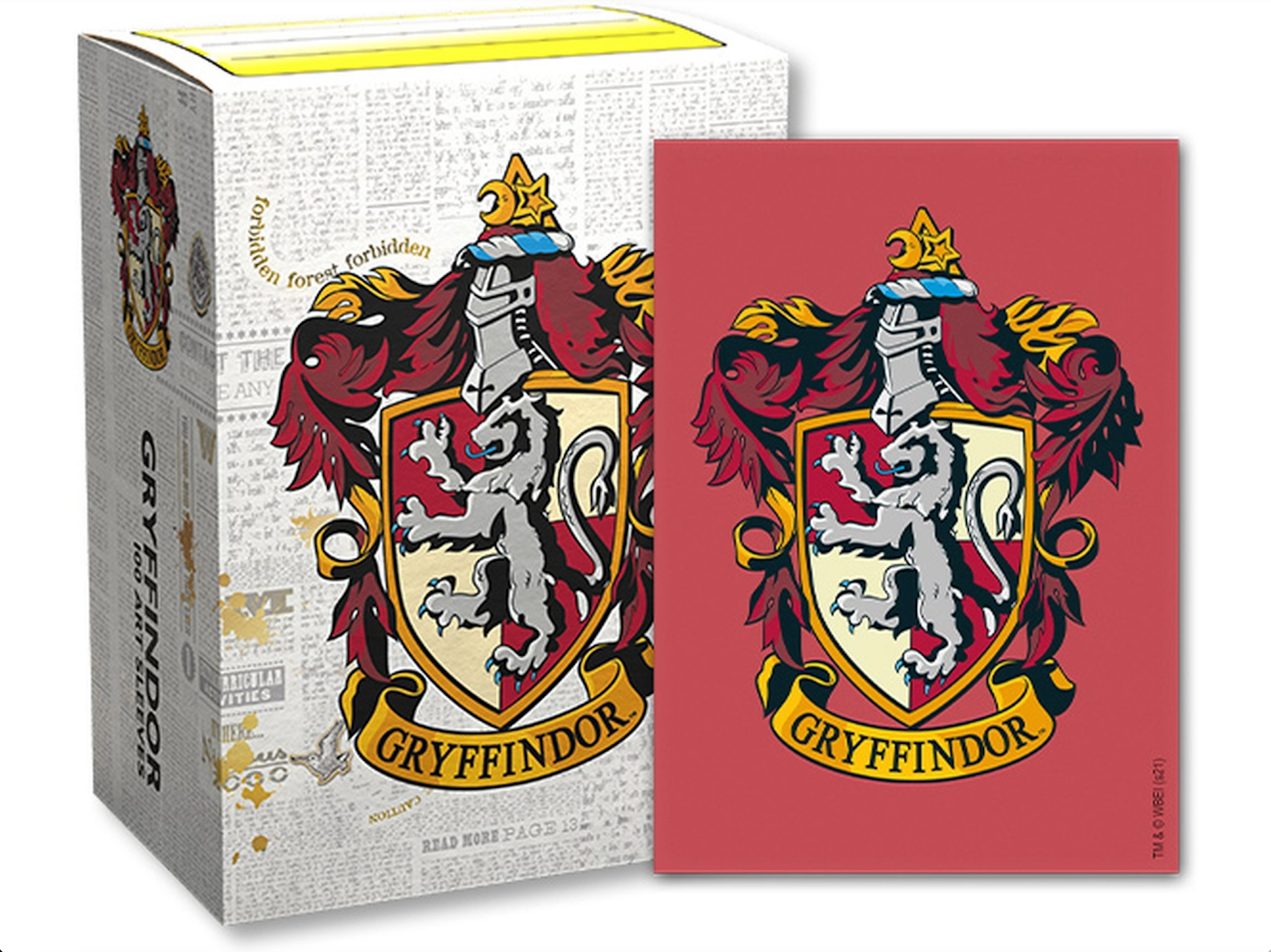 Dragon Shield Sleeves: Brushed Hogwarts House  (100 count)