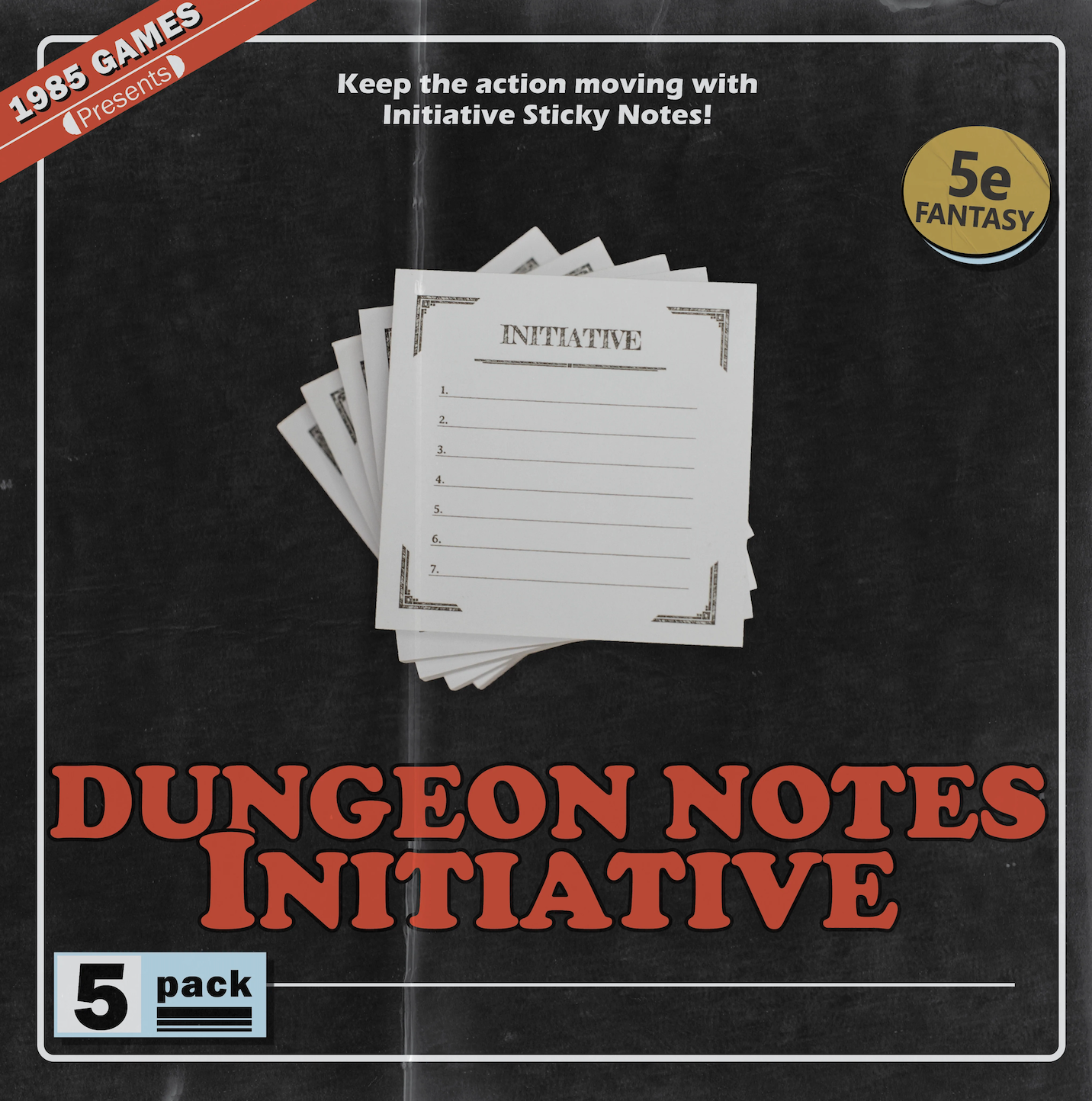 Dungeon Sticky Notes - 5 Pack