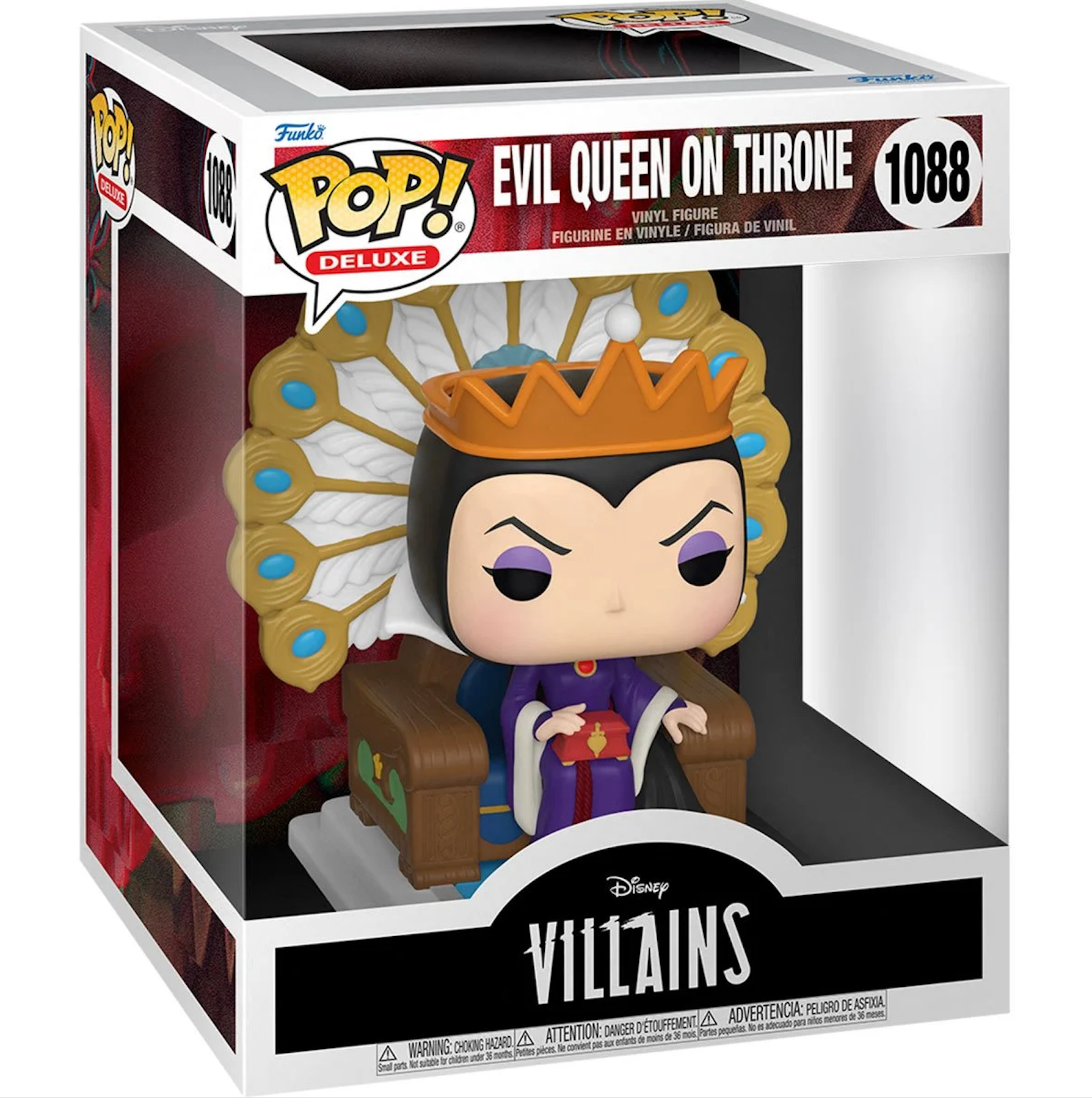 Disney Villains - Evil Queen on Throne Pop! Vinyl Figure (1088)
