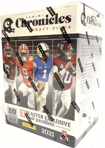 2021 Panini Chronicles Draft Picks Football 4-Pack Blaster Box