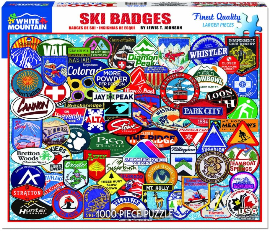 Ski Badges (1000 pc puzzle)