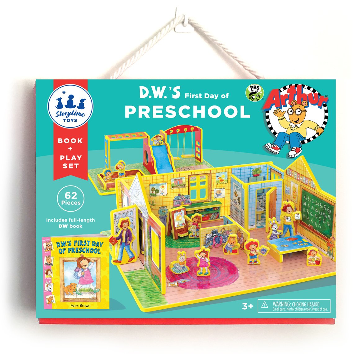 Book and Play Set: DW's First Day of Preschool