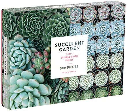 Succulent Garden (500 pc double-sided puzzle)
