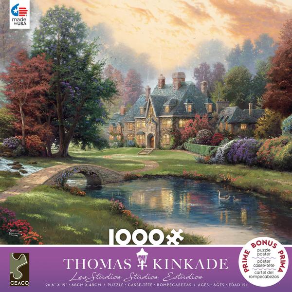 Thomas Kinkade - Lakeside Manor (1000 pc puzzle)