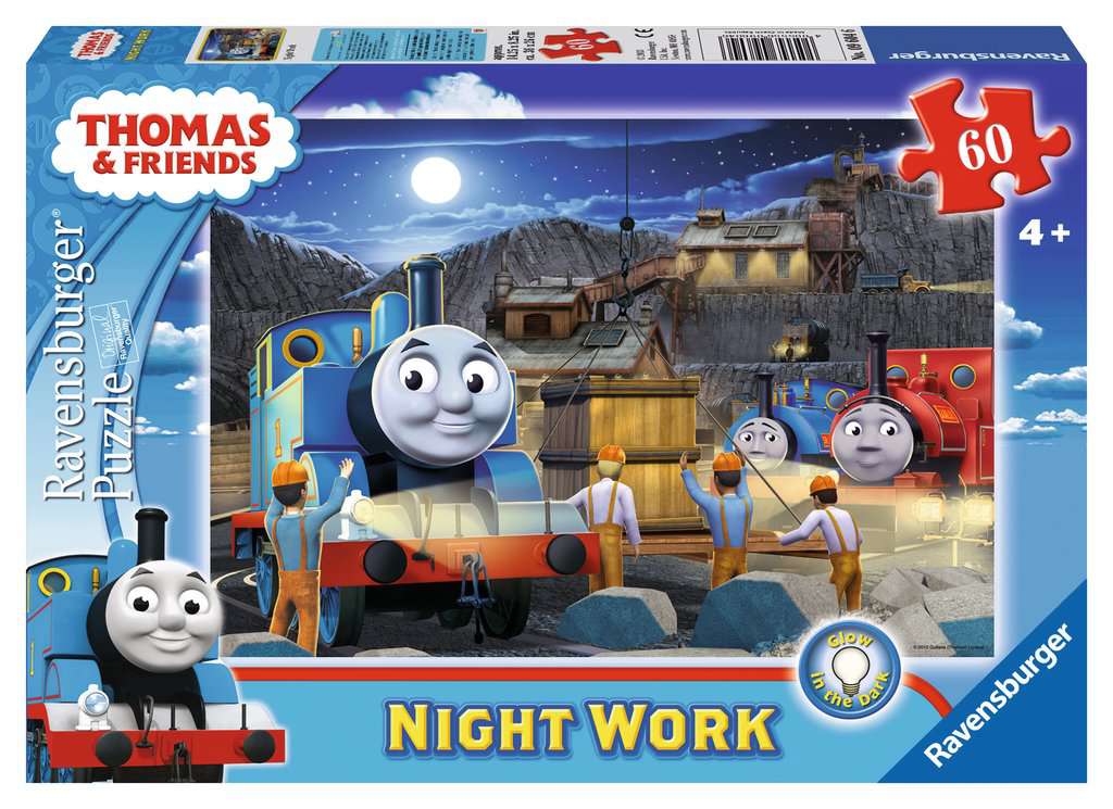 Thomas & Friends: Night Work (60 pc glow-in-the-dark puzzle)