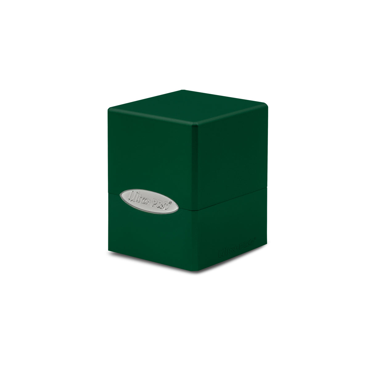 Ultra Pro: Hi-Gloss Satin Cube Deck Box - Emerald Green