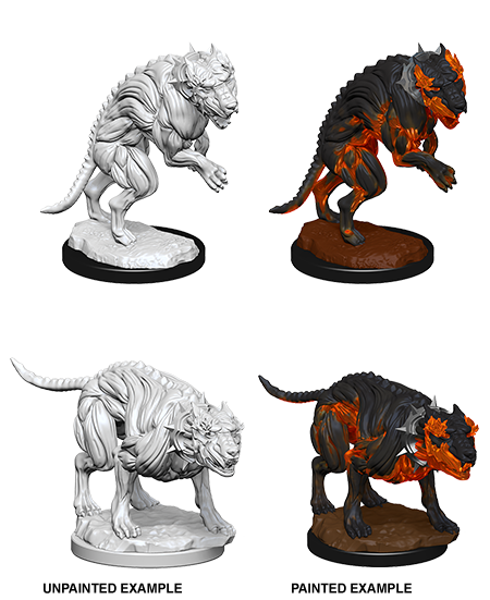 Pathfinder Deep Cuts Unpainted Miniatures: W1 Hell Hounds