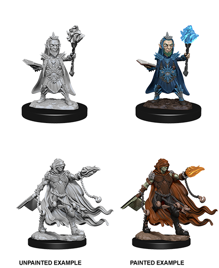 Pathfinder Deep Cuts Unpainted Miniatures: W2 Evil Wizards