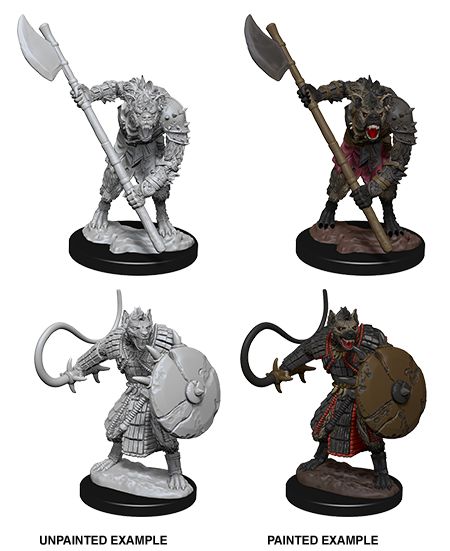 Pathfinder Deep Cuts Unpainted Miniatures: W3 Gnolls