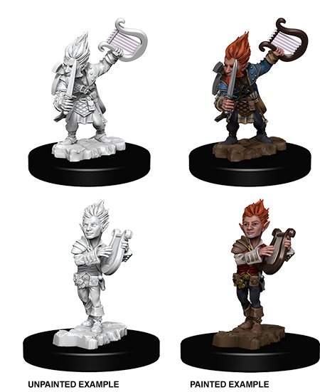 Pathfinder Deep Cuts Unpainted Miniatures: W5 Gnome Male Bard