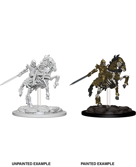Pathfinder Deep Cuts Unpainted Miniatures: W5 Skeleton Knight on Horse
