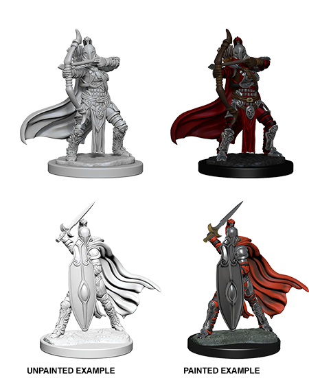 Pathfinder Deep Cuts Unpainted Miniatures: W6 Female Knights / Gray Maidens