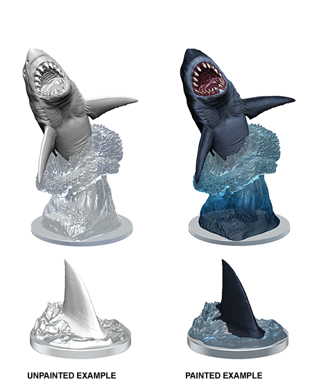 Pathfinder Deep Cuts Unpainted Miniatures: W9 Shark