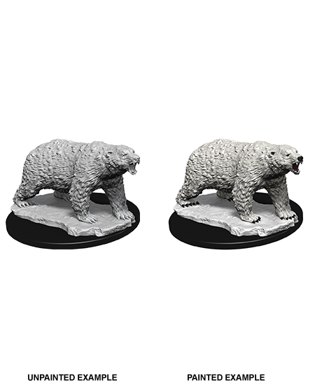 Pathfinder Deep Cuts Unpainted Miniatures: W9 Polar Bear