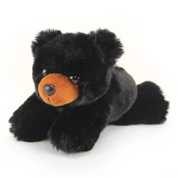 Hug'ems - Mini Black Bear Stuffed Animal - 7"
