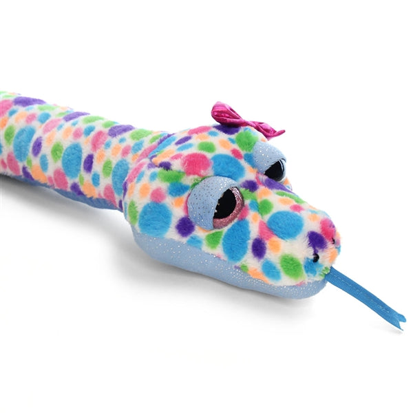 Colorful Sweet & Sassy Polka Dot Snake Stuffed Animal - 54"