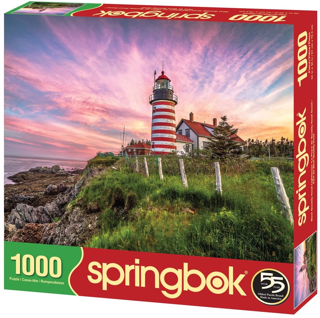 West Quoddy Head Lighthouse (1000 pc puzzle)