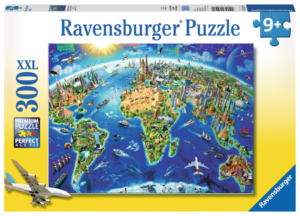 World Landmarks Map (300 pc puzzle)