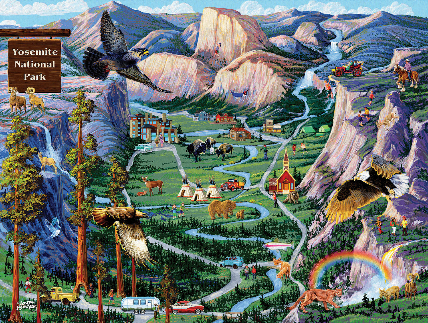 Yosemite Adventures (500 pc puzzle)