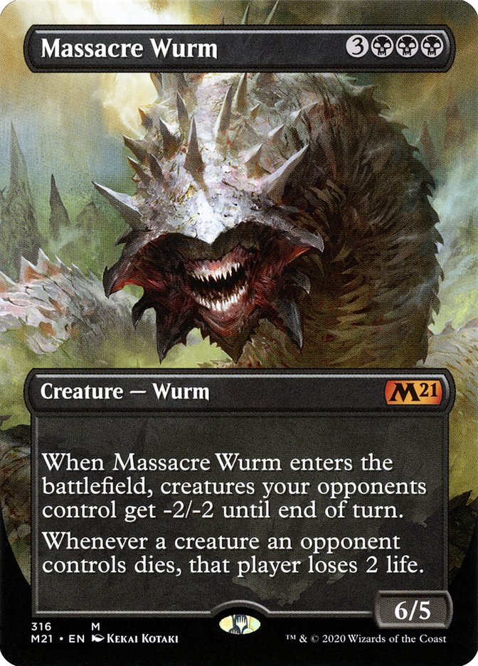 Massacre Wurm (Alternate Art) :: M21