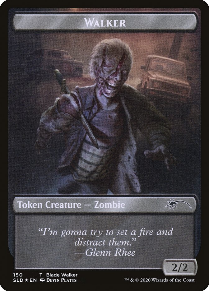 Walker (Blade Walker // Winslow) Double-sided Token [Foil] :: SLD