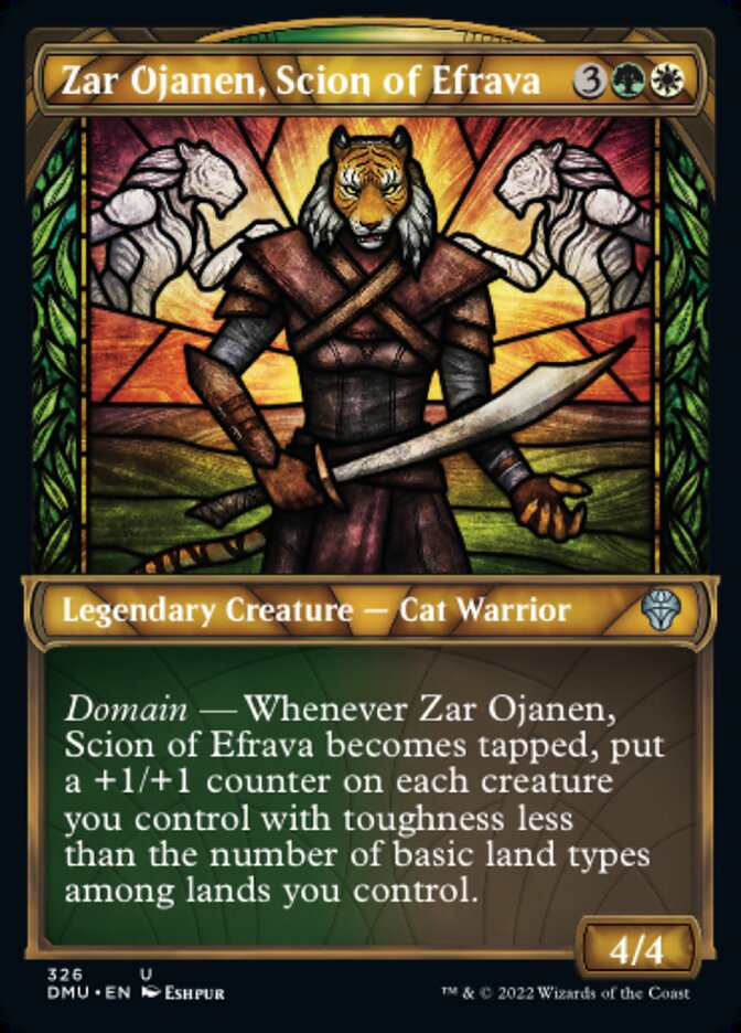 Zar Ojanen, Scion of Efrava (Showcase) [Foil] :: DMU