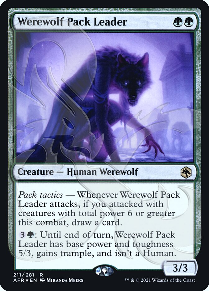 Werewolf Pack Leader [Foil] :: PAFR