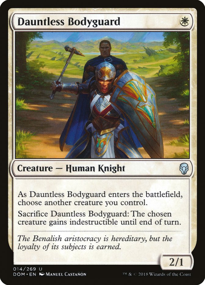 Dauntless Bodyguard [Foil] :: DOM