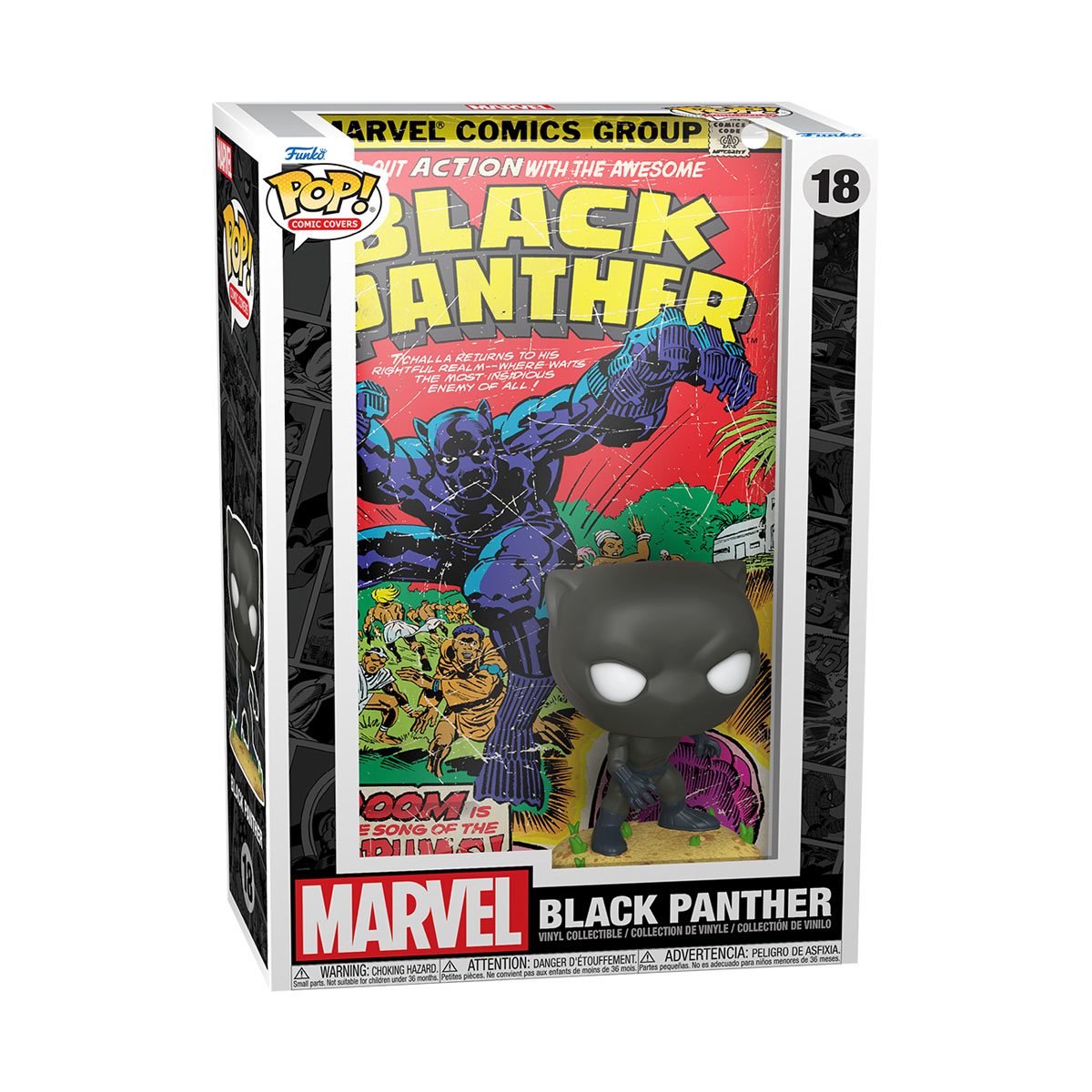 Marvel: Black Panther Comic Covers Pop! Vinyl Figure (18)